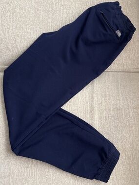 Figs Scrub Pants Jogger Elastic Cuff Dark Blue W20SW2030 Womens Extra Small